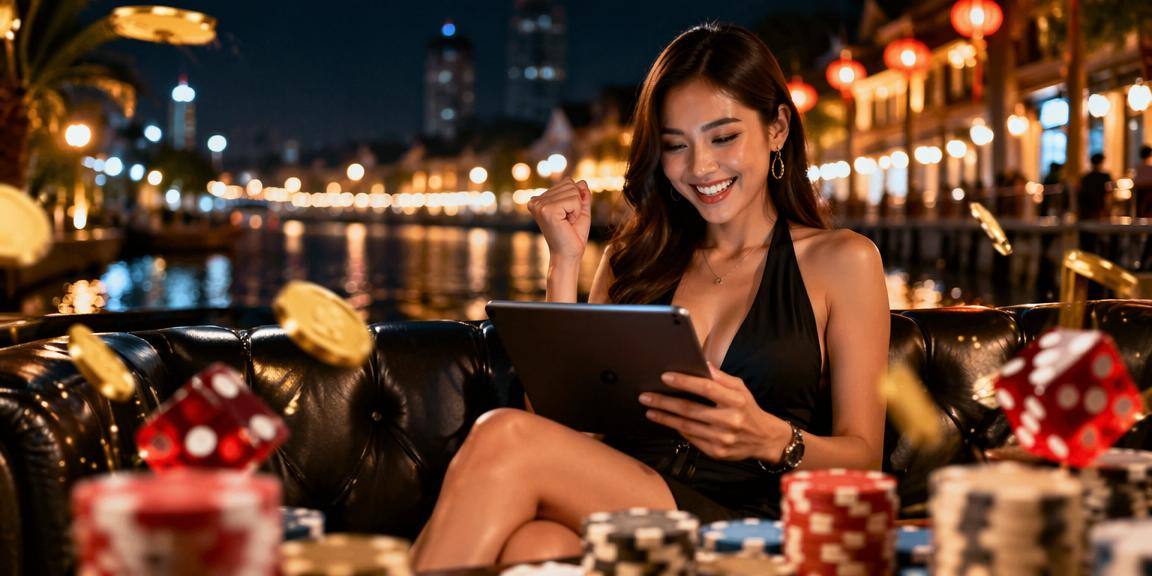 Duduk bersama dealer nyata, mainkan dalam bahasa anda